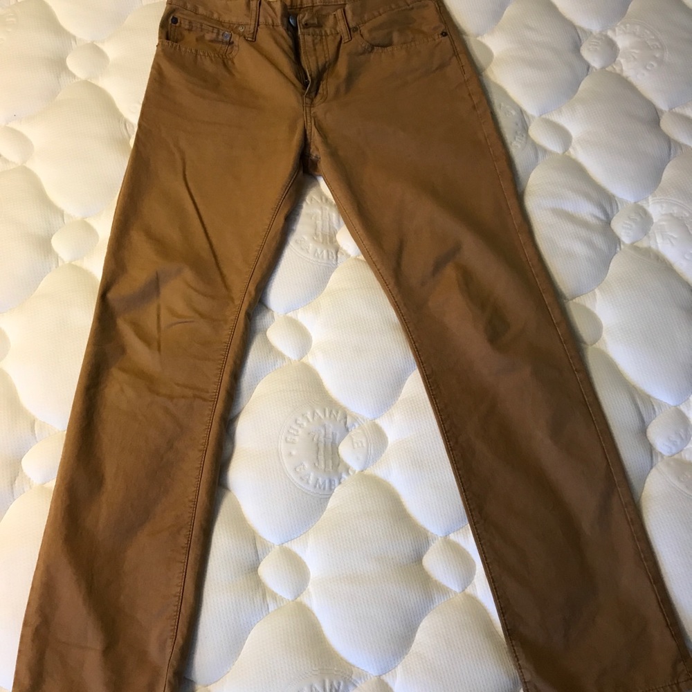 Gap khaki jeans/chinos. Tan. Great shape.